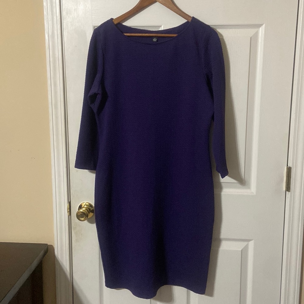 Zac & Rachel Woman’s Dress Color Purple Size 12 - Picture 3 of 8